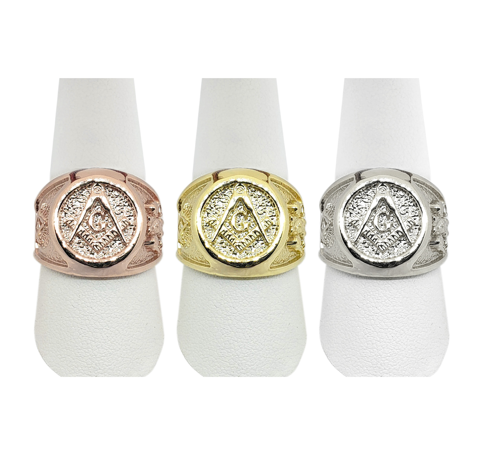 Solid gold deals masonic rings