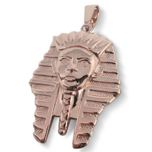 Solid 10K Rose Gold King Tut Pendant Gold King Tut Jewelry, 6.8 grams