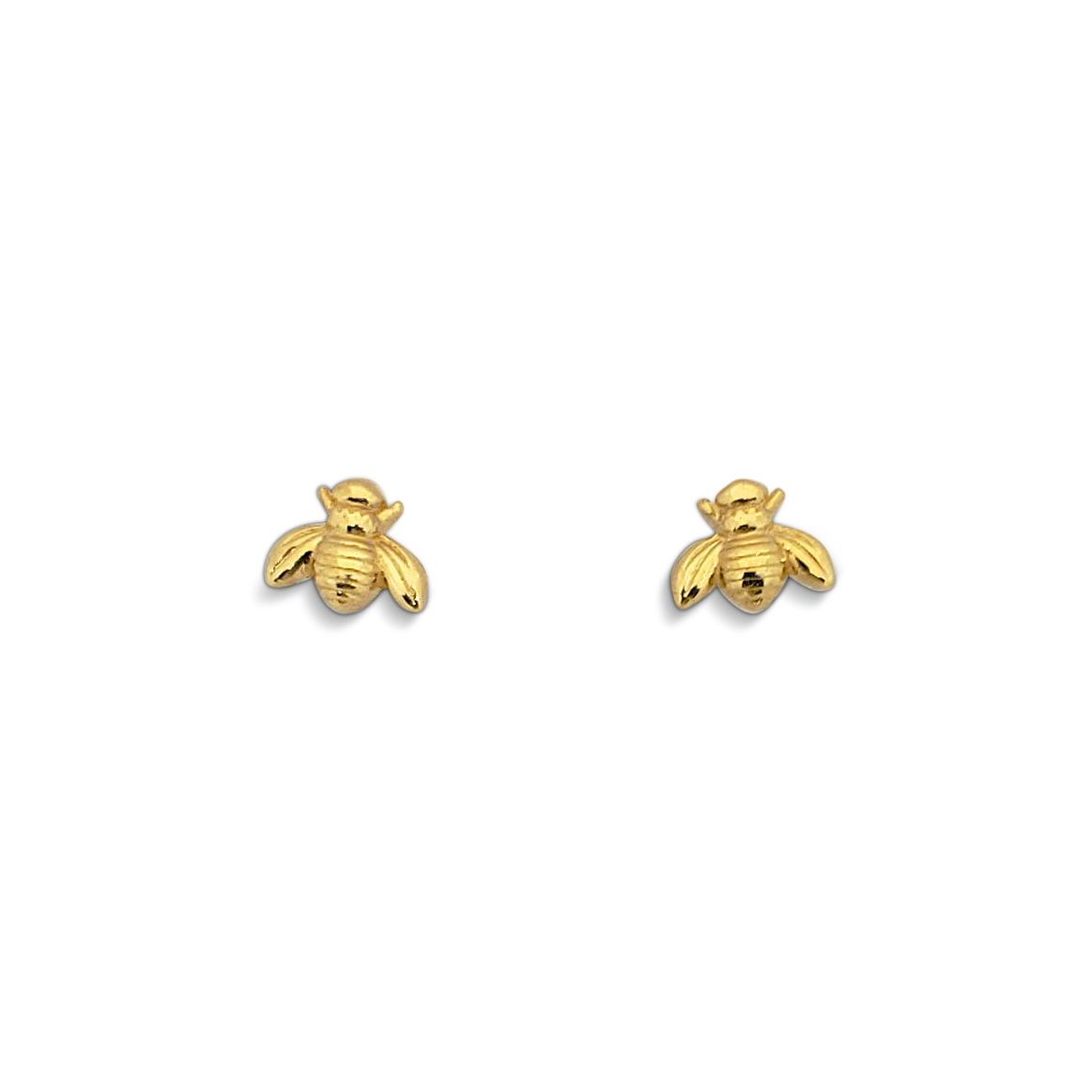 Solid 24K Yellow Gold Round Nugget Earrings | Gold Nugget Earrings