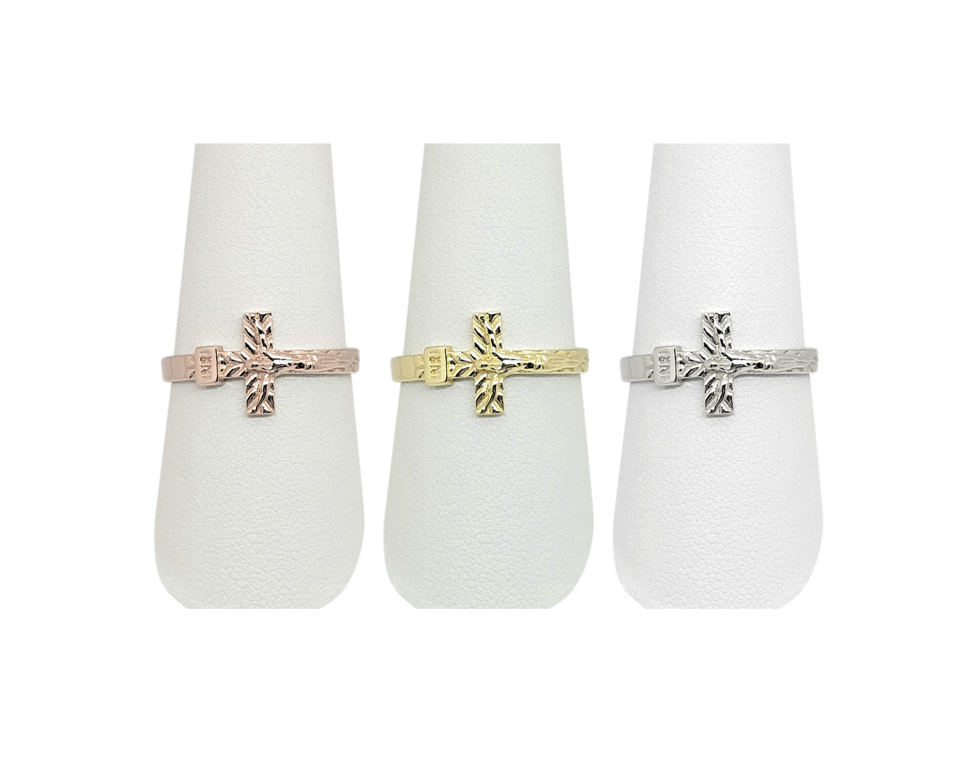 Voeding Expertise Idioot Solid 18K Yellow White or Rose Gold Crucifix Ring, INRI Jesus Cross Ring,  Sizes 3 - 12 - Jahda Jewelry Company Custom Gold Rings, Necklaces,  Bracelets & Earrings - Sacramento, California