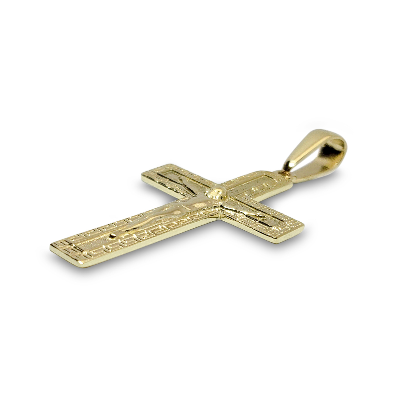 10k solid gold cross pendant