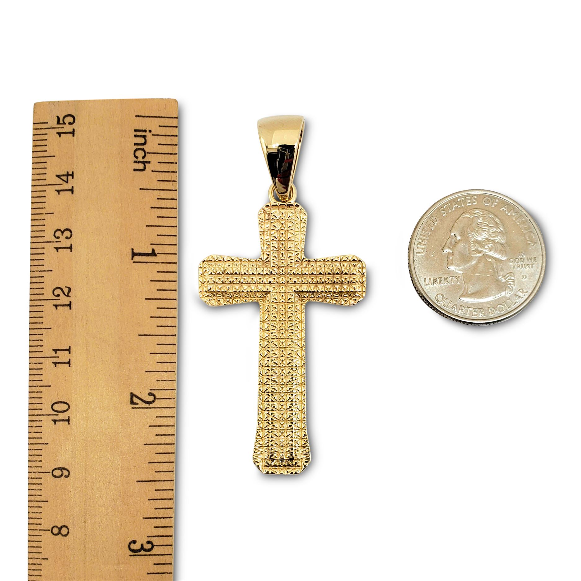 Gold 780 deals 18k Cross Pendant