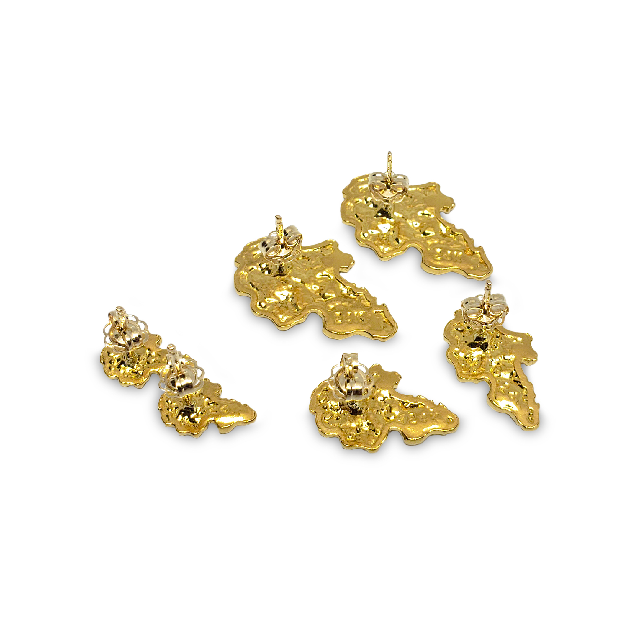 Cheap deals nugget earrings