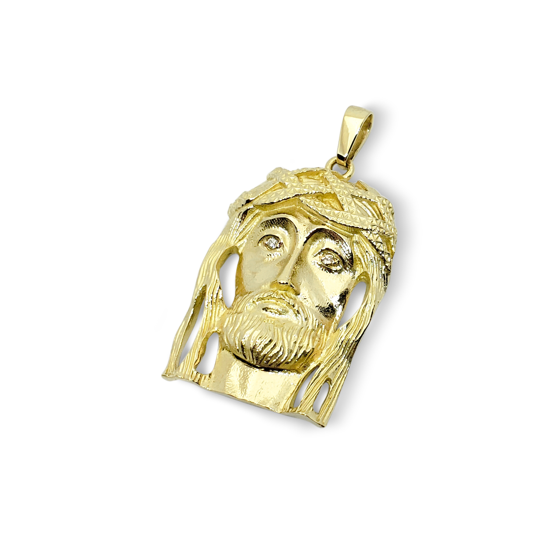 10kt gold jesus piece