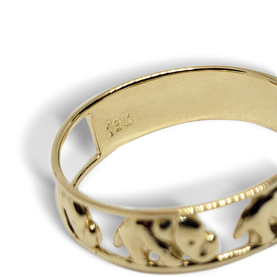 elephant print 6 rings