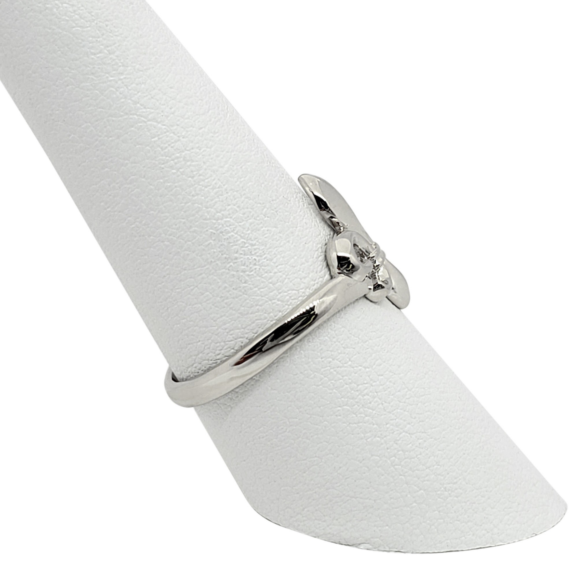 Fleur de lys ring (flat top)