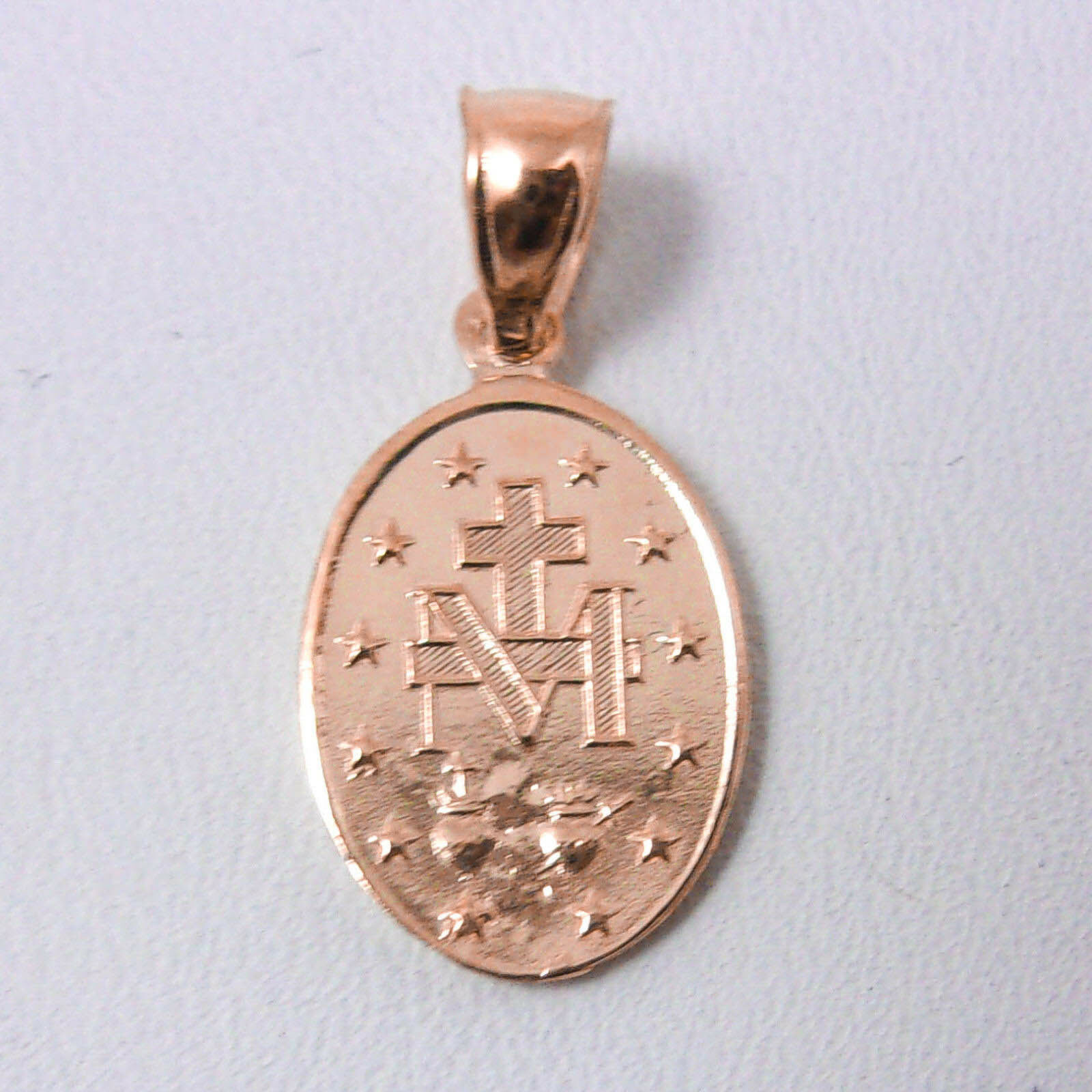 14K Gold Miraculous Medal Necklace 