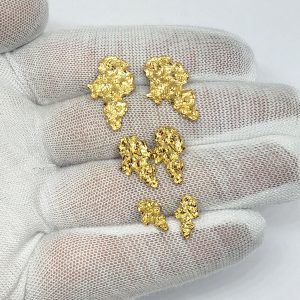 24k yellow gold mens nugget ring
